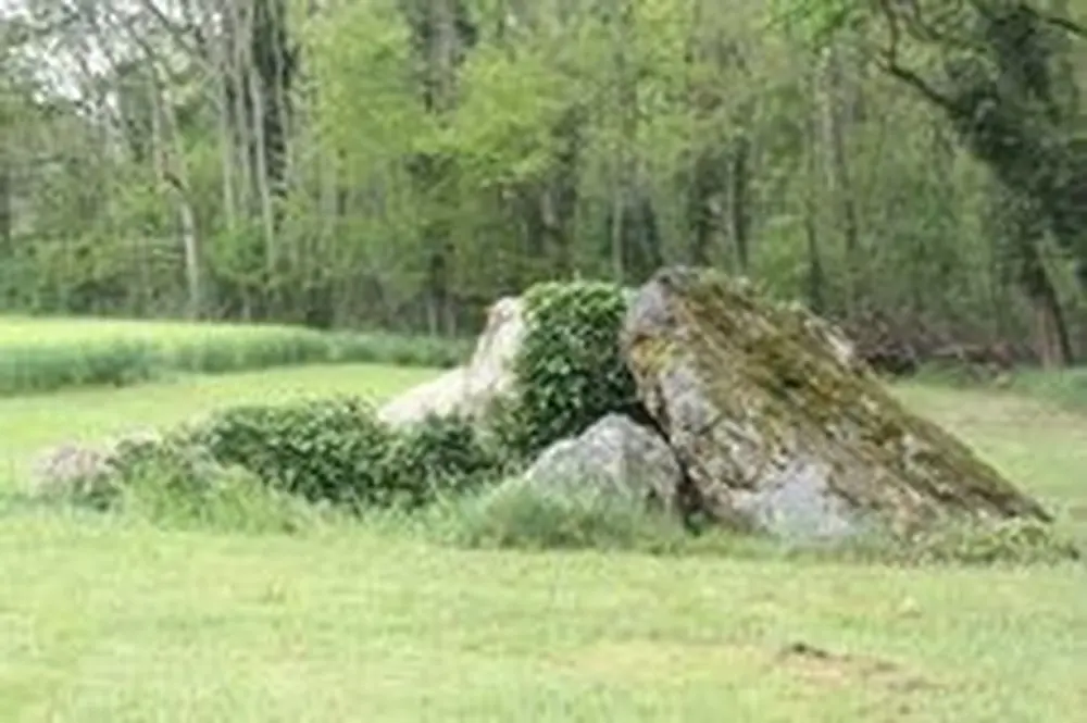 Picture of Dolmen says the Pierre-Levée de Maisonneuve - POP Plateforme Ouverte du Patrimoine / Base Mérimée - © Ministère de la Culture (France), Direction Régionale des Affaires Culturelles de Nouvelle-Aquitaine – Tous droits réservés 