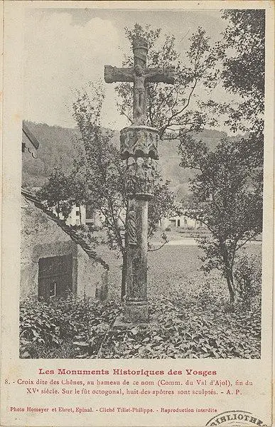 Foto von Kreuz des Weges am Weiler Eichen - Homeyer et Ehret (Epinal). Imprimeur - © Creative Commons (https://creativecommons.org/licenses/by-sa/4.0/deed.fr)
