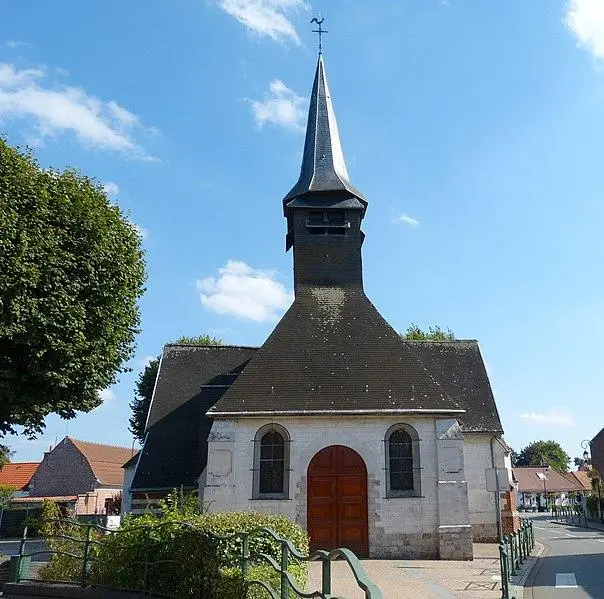 Foto von Saint-Martin Church - Adecq - © Creative Commons (https://creativecommons.org/licenses/by-sa/4.0/deed.fr)