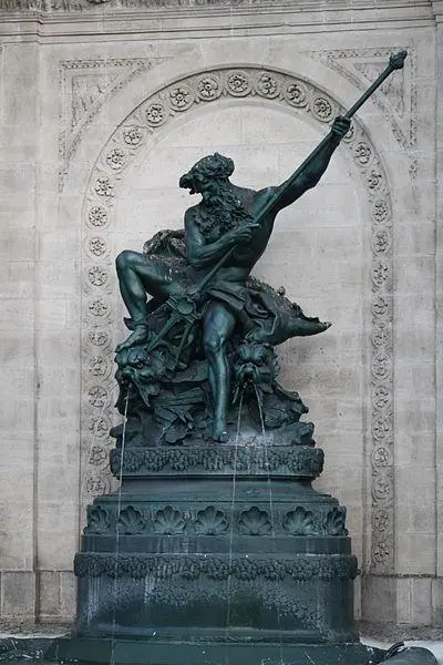 Foto von Pont-de-City-Brunnen oder Neptune-Brunnen - Troyeseffigy - © Creative Commons (https://creativecommons.org/licenses/by-sa/4.0/deed.fr)
