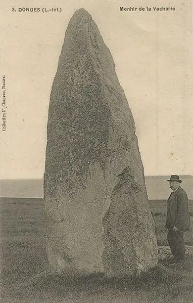 Foto de Menhir dit de la Vacherie - Dipo44 - © Creative Commons (https://creativecommons.org/licenses/by-sa/4.0/deed.fr)