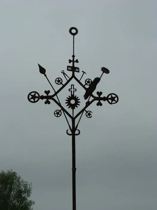 Foto de Grand Mérimont Cross de hierro forjado - POP Plateforme Ouverte du Patrimoine / Base Mérimée - © Ministère de la Culture (France), Conservation des antiquités et des objets de loire-Atlantique – Tous droits réservés 