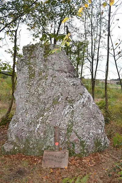 Picture of Menhir says the hochu stone - Liberliger - © Creative Commons (https://creativecommons.org/licenses/by-sa/4.0/deed.fr)