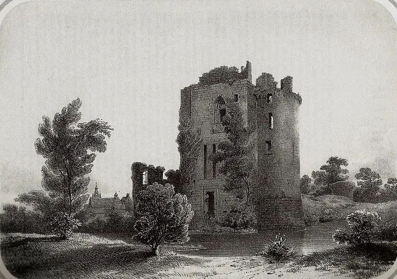 Foto de Château llamado "De Gilles de Retz" y colocar Forte - Thomas Drake (1818-1895) - © Creative Commons (https://creativecommons.org/licenses/by-sa/4.0/deed.fr)