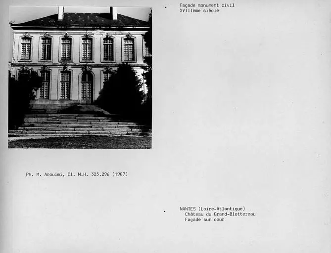 Foto de Château du Grand Blottereau - POP Plateforme Ouverte du Patrimoine / Base Mérimée - © Ministère de la Culture (France), Médiathèque du patrimoine et de la photographie, Centre de recherches sur les Monuments historiques (CRMH), diffusion GrandPalaisRmn Photo