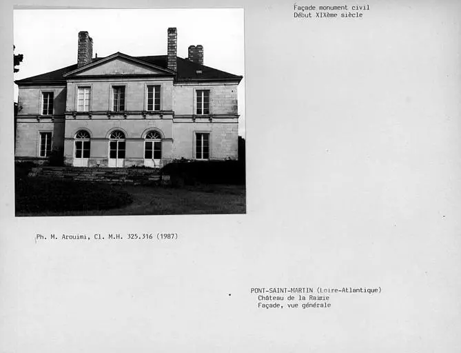 Foto de Château de la Rairie - POP Plateforme Ouverte du Patrimoine / Base Mérimée - © Ministère de la Culture (France), Médiathèque du patrimoine et de la photographie, Centre de recherches sur les Monuments historiques (CRMH), diffusion GrandPalaisRmn Photo