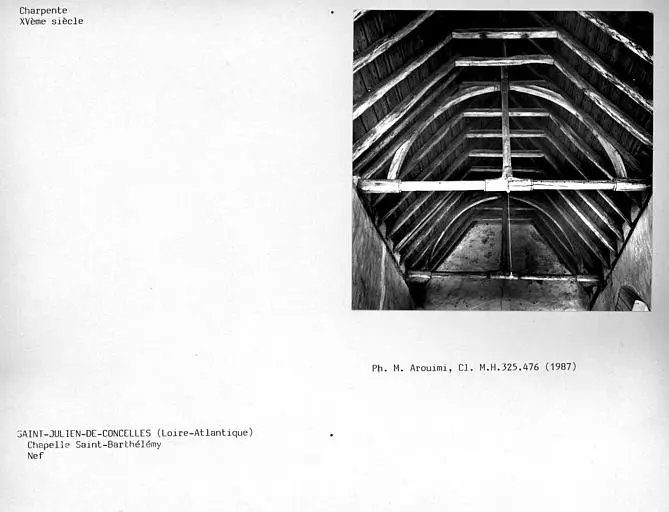 Foto de Capilla de Saint-Barthélémy - POP Plateforme Ouverte du Patrimoine / Base Mérimée - © Ministère de la Culture (France), Médiathèque du patrimoine et de la photographie, Centre de recherches sur les Monuments historiques (CRMH), diffusion GrandPalaisRmn Photo