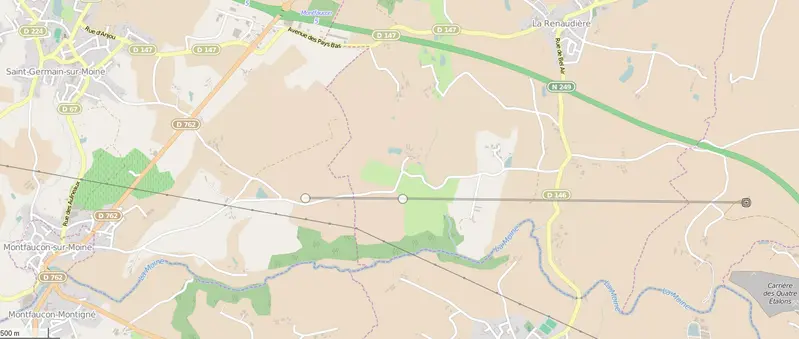 Foto von Menhir sagt der Haute-Geburde - © les contributeurs d’OpenStreetMap - © Creative Commons (https://creativecommons.org/licenses/by-sa/4.0/deed.fr)