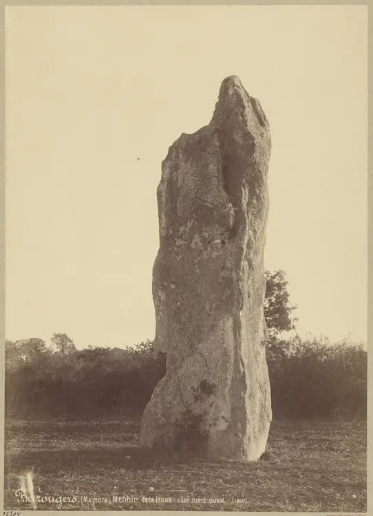 Foto von Menhir de la Hune - POP Plateforme Ouverte du Patrimoine / Base Mérimée - © Ministère de la Culture (France), Médiathèque du patrimoine et de la photographie, diffusion GrandPalaisRmn Photo