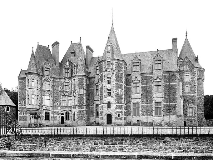 Foto von Château de Lancheneil und seine ehemaligen Raubkenntnisse - POP Plateforme Ouverte du Patrimoine / Base Mérimée - © Ministère de la Culture (France), Médiathèque du patrimoine et de la photographie, diffusion RMN-GP