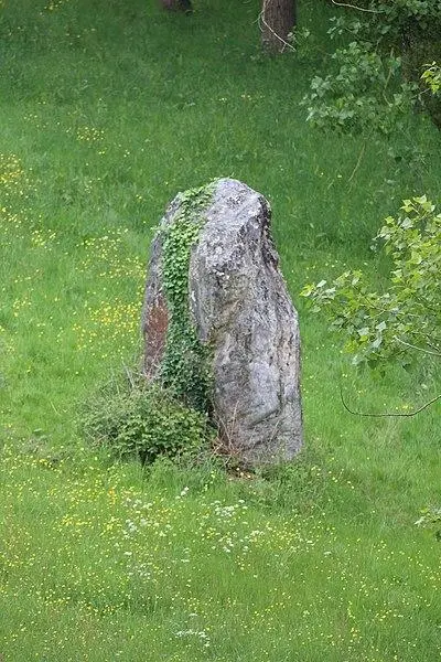 Foto von Menhir nannte den Uhrstein Stein - Yann Gwilhoù - © Creative Commons (https://creativecommons.org/licenses/by-sa/4.0/deed.fr)