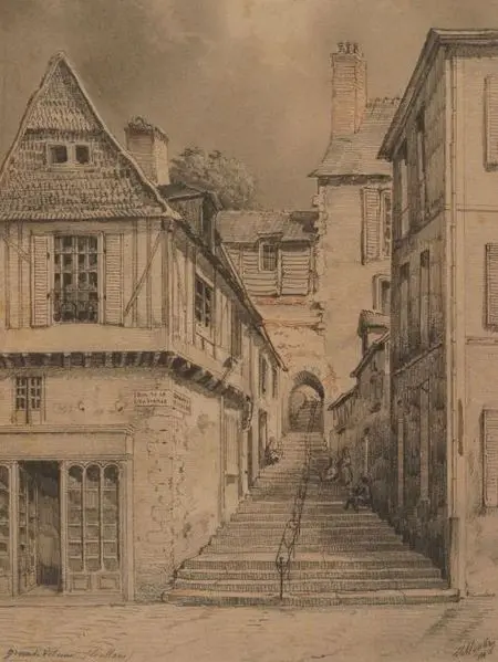 Foto von Treppe - Louis Moullin (1817–1876) Alternative names Louis - © Creative Commons (https://creativecommons.org/licenses/by-sa/4.0/deed.fr)