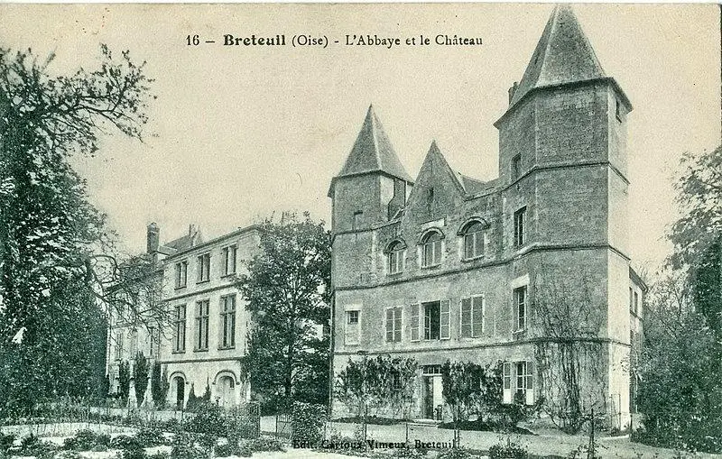 Foto di Ex notre-dame de Breteuil Abbey - Scanné par Claude Shoshany - © Creative Commons (https://creativecommons.org/licenses/by-sa/4.0/deed.fr)