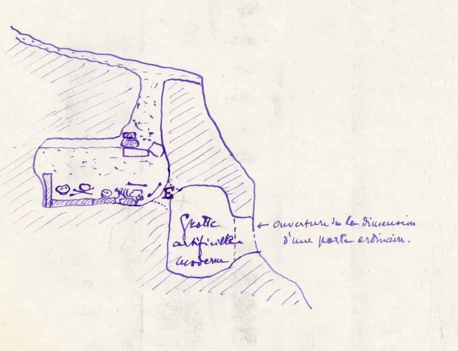 Foto di Grotta sepolcrale - POP Plateforme Ouverte du Patrimoine / Base Mérimée - © Ministère de la Culture (France), Médiathèque du patrimoine et de la photographie, Tous droits réservés
