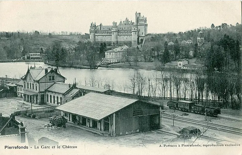 Foto von Alte Station - Scanné par Claude Shoshany - © Creative Commons (https://creativecommons.org/licenses/by-sa/4.0/deed.fr)