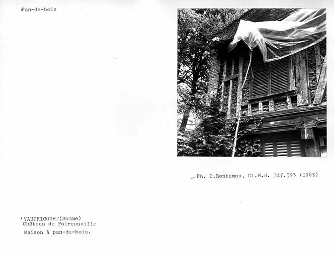 Foto de Castillo de Le Poireauville - POP Plateforme Ouverte du Patrimoine / Base Mérimée - © Ministère de la Culture (France), Médiathèque du patrimoine et de la photographie, Centre de recherches sur les Monuments historiques (CRMH), diffusion GrandPalaisRmn Photo