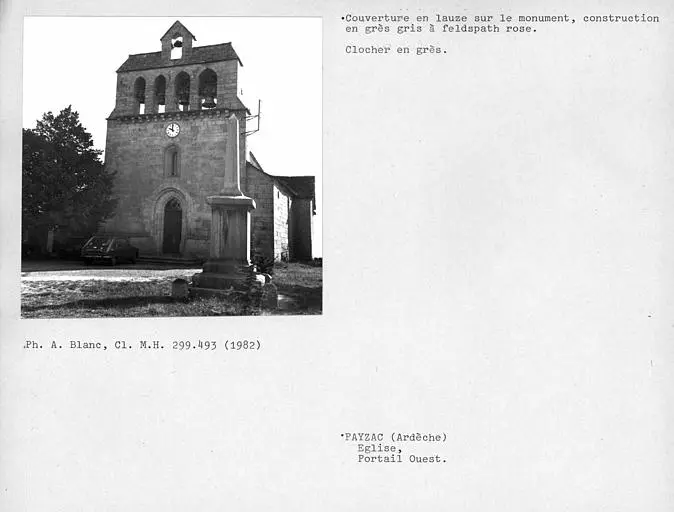 Foto von Kirche - POP Plateforme Ouverte du Patrimoine / Base Mérimée - © Ministère de la Culture (France), Médiathèque du patrimoine et de la photographie, Centre de recherches sur les Monuments historiques (CRMH), diffusion GrandPalaisRmn Photo