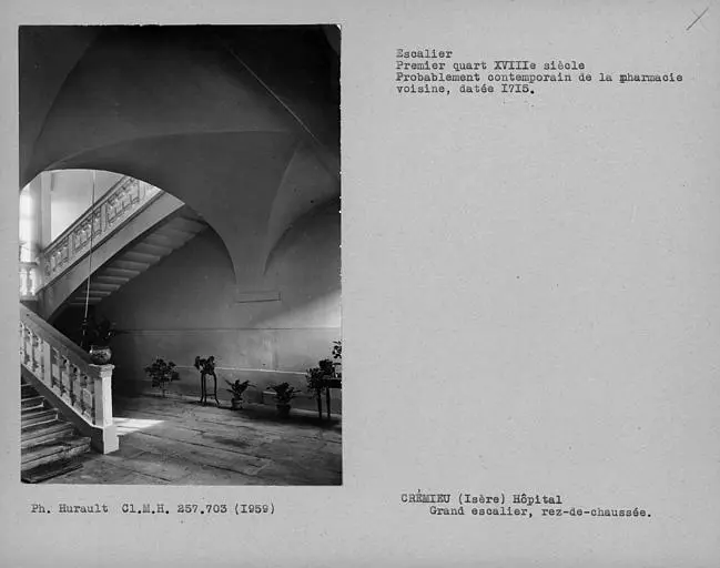 Foto von Krankenhaus - POP Plateforme Ouverte du Patrimoine / Base Mérimée - © Ministère de la Culture (France), Médiathèque du patrimoine et de la photographie, Centre de recherches sur les Monuments historiques (CRMH), diffusion GrandPalaisRmn Photo