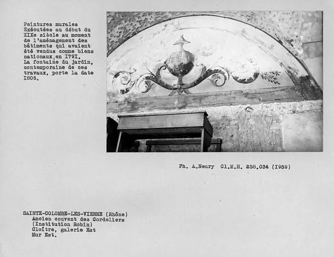 Foto von Das frühere Cordeliers -Kloster, derzeit Robin Institution - POP Plateforme Ouverte du Patrimoine / Base Mérimée - © Ministère de la Culture (France), Médiathèque du patrimoine et de la photographie, Centre de recherches sur les Monuments historiques (CRMH), diffusion GrandPalaisRmn Photo