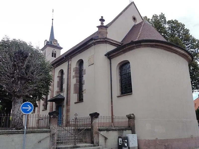 Foto von Protestantische Kirche - © Ralph Hammann - Wikimedia Commons - © Creative Commons (https://creativecommons.org/licenses/by-sa/4.0/deed.fr)