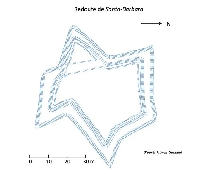Foto von Redoute de Santa Barbara - Harrieta171 - © Creative Commons (https://creativecommons.org/licenses/by-sa/4.0/deed.fr)
