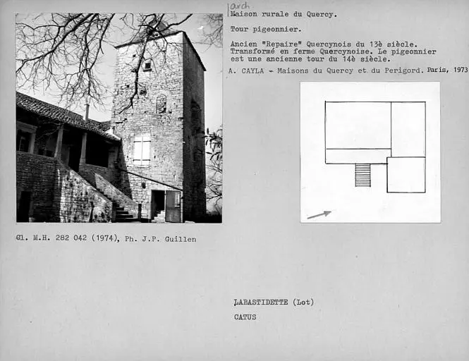 Foto de Labastide-Floyras - POP Plateforme Ouverte du Patrimoine / Base Mérimée - © Ministère de la Culture (France), Médiathèque du patrimoine et de la photographie, Centre de recherches sur les Monuments historiques (CRMH), diffusion GrandPalaisRmn Photo