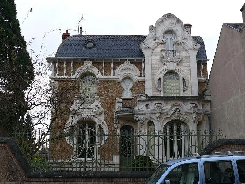 Foto de Art Nouveau Maison - This illustrationwas made byPeter Potrowl. Please - © Creative Commons (https://creativecommons.org/licenses/by-sa/4.0/deed.fr)