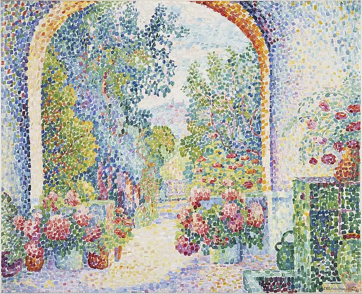 Foto di Villa La Hune - Jeanne Selmersheim-Desgranges, painting owned by I - © Creative Commons (https://creativecommons.org/licenses/by-sa/4.0/deed.fr)