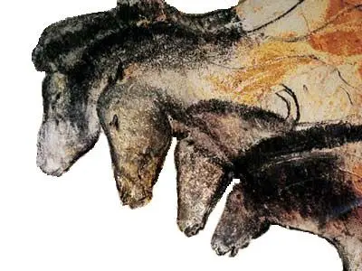 Foto von Höhle, die mit dem oberen Paläolithikum in Lieuitit "Combe d'Arc" genannt wurde, genannt Chauvet Cave - Auteur inconnuUnknown author - © Creative Commons (https://creativecommons.org/licenses/by-sa/4.0/deed.fr)