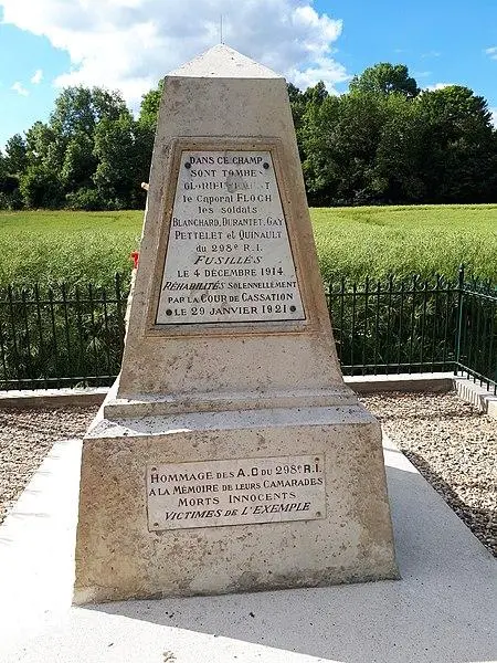 Foto von Schussdenkmal - Enrevseluj - © Creative Commons (https://creativecommons.org/licenses/by-sa/4.0/deed.fr)