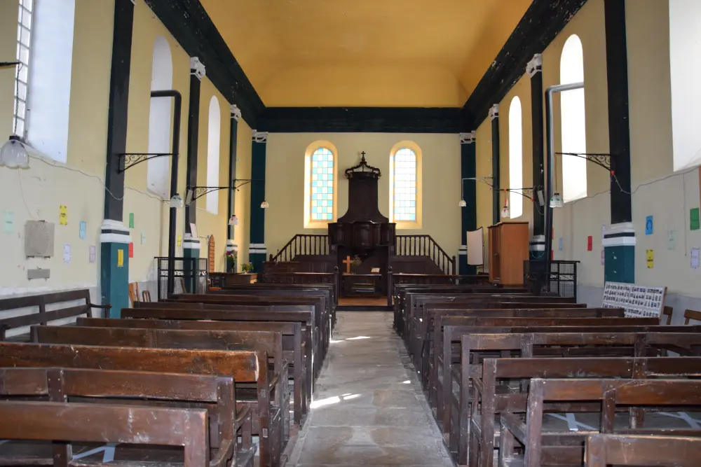 Foto von Protestantischer Tempel - Sous licence Creative Commons (https://creativecommons.org/licenses/by-sa/4.0/deed.fr) - Par Chatsam - © Creative Commons (https://creativecommons.org/licenses/by-sa/4.0/deed.fr)