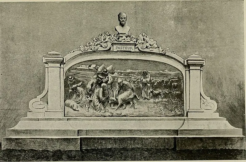 Picture of Pasteur monument - Internet Archive Book Images - © Creative Commons (https://creativecommons.org/licenses/by-sa/4.0/deed.fr)