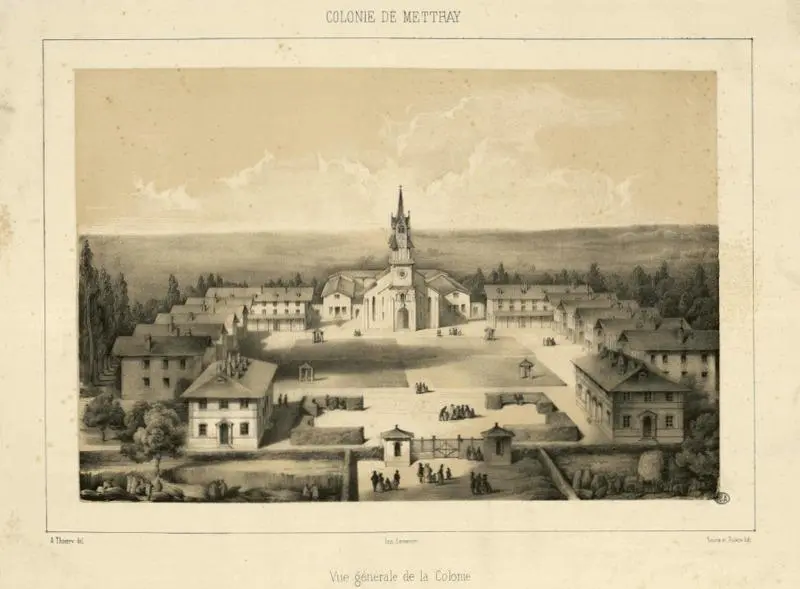 Foto de Ex colonia agrícola y penitenciaria - Thierry, A.. Graveur - © Creative Commons (https://creativecommons.org/licenses/by-sa/4.0/deed.fr)