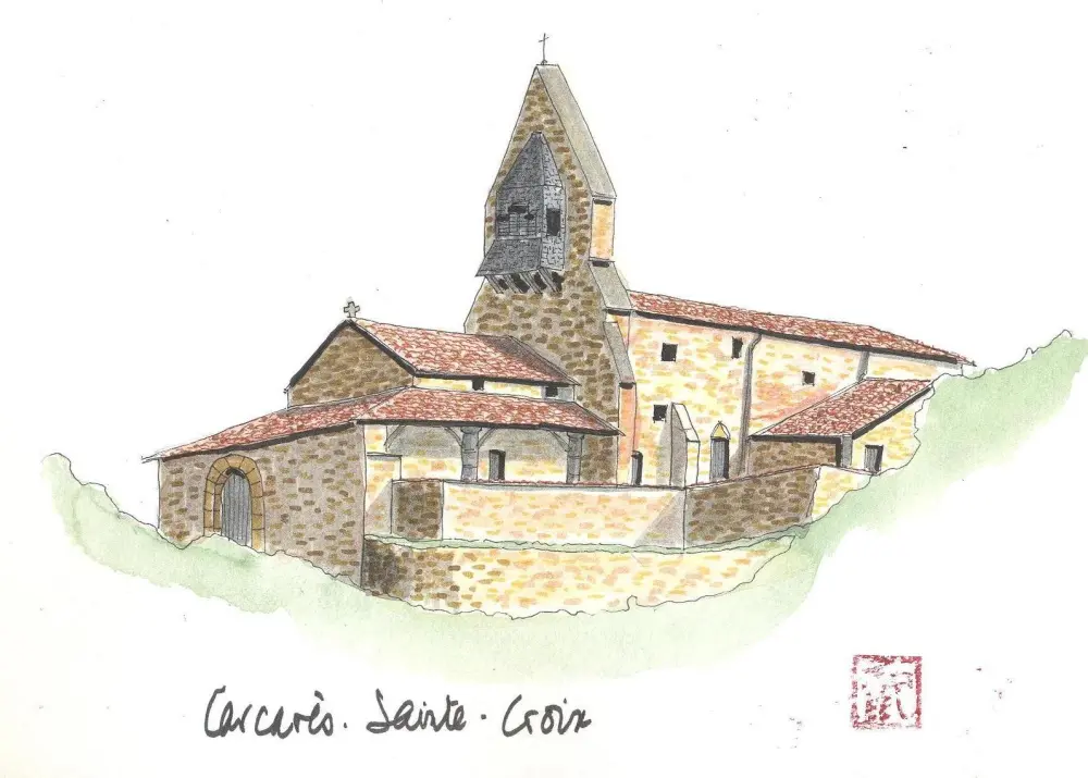 Foto von Kirche von Sainte-Croix - Sous licence Creative Commons (https://creativecommons.org/licenses/by-sa/4.0/deed.fr) - Par Bapti - © Creative Commons (https://creativecommons.org/licenses/by-sa/4.0/deed.fr)