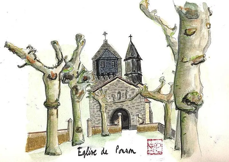 Foto de Iglesia de Saint-Jean-Baptiste de Ponson - F. Ducamp - © Creative Commons (https://creativecommons.org/licenses/by-sa/4.0/deed.fr)