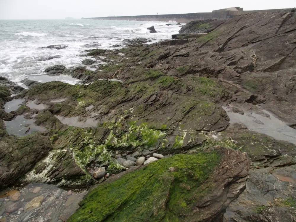 Foto de Digue de Querqueville, trabajo constitutivo del Rade de Cherbourg - POP Plateforme Ouverte du Patrimoine / Base Mérimée - © Ministère de la Culture (France), Direction des Affaires Culturelles de Normandie – Tous droits réservés