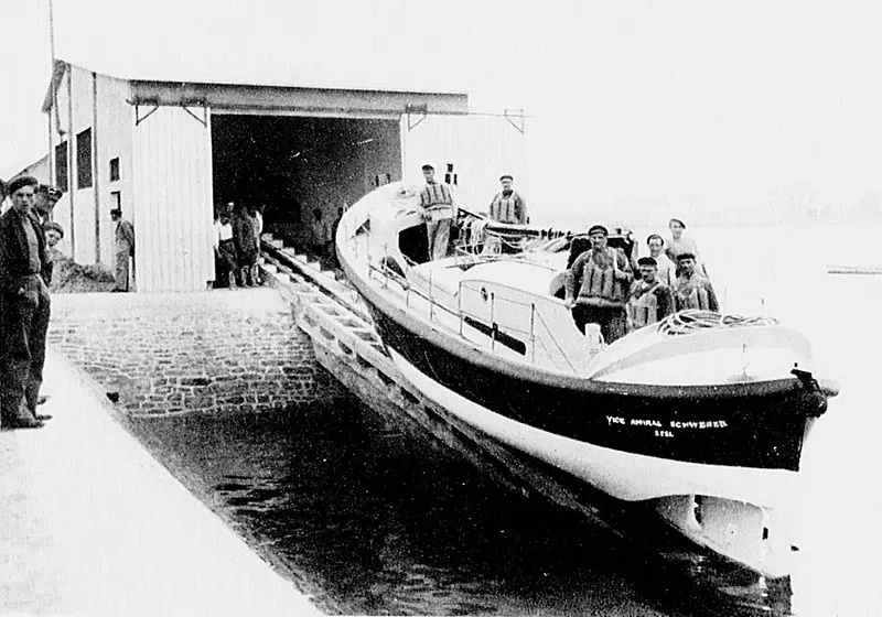 Foto de Rescate marino en el mar en la ciudad de Etel, ubicado en el extremo sur del muelle en el río Etel - E. Le Guernevé - © Creative Commons (https://creativecommons.org/licenses/by-sa/4.0/deed.fr)