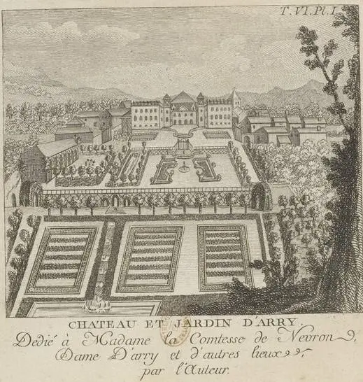 Foto von Alter Schlosspark - P. J. Buchoz (1731-1807) auteur du texte dans "Tra - © Creative Commons (https://creativecommons.org/licenses/by-sa/4.0/deed.fr)