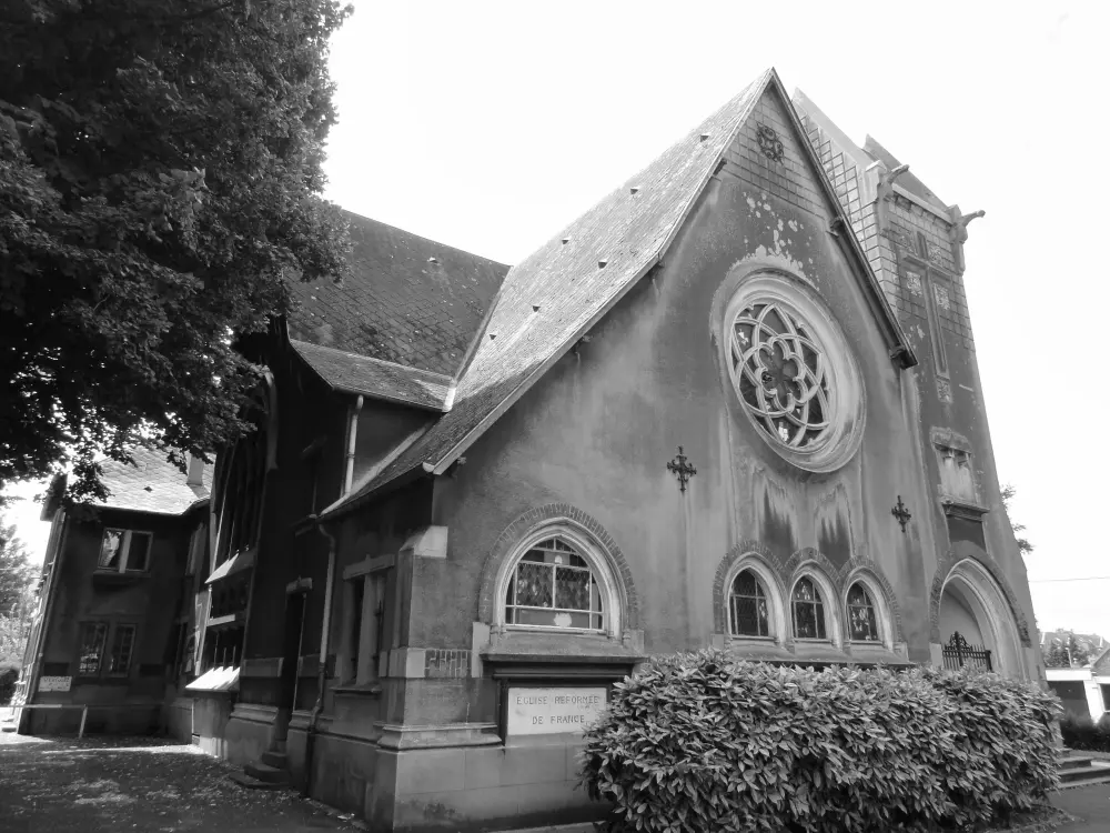 Foto von Protestantischer Tempel - Sous licence Creative Commons (https://creativecommons.org/licenses/by-sa/4.0/deed.fr) - Par Jérémy-Günther-Heinz Jähnick - © Creative Commons (https://creativecommons.org/licenses/by-sa/4.0/deed.fr)