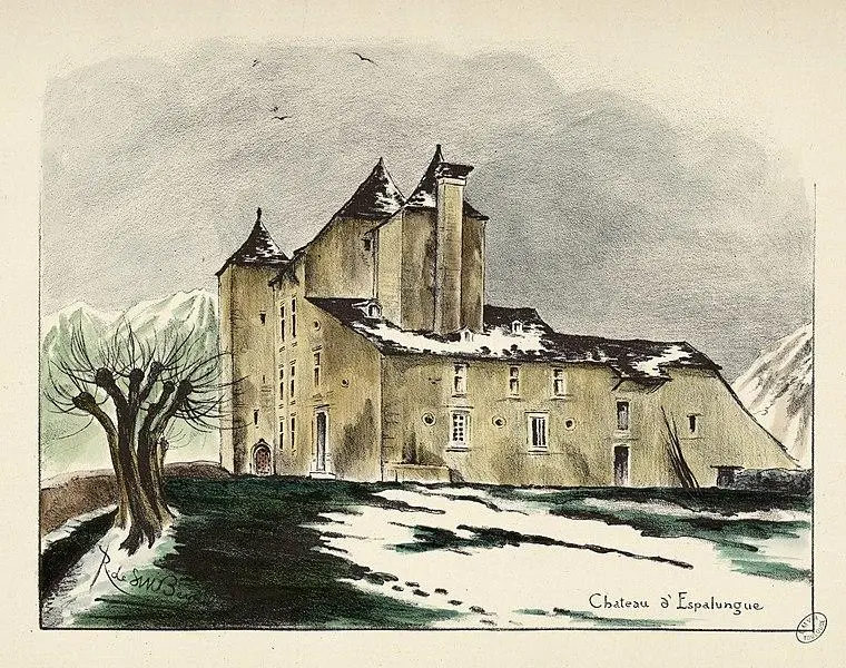 Foto von Espalungue Castle - Auteur inconnu - © Creative Commons (https://creativecommons.org/licenses/by-sa/4.0/deed.fr)