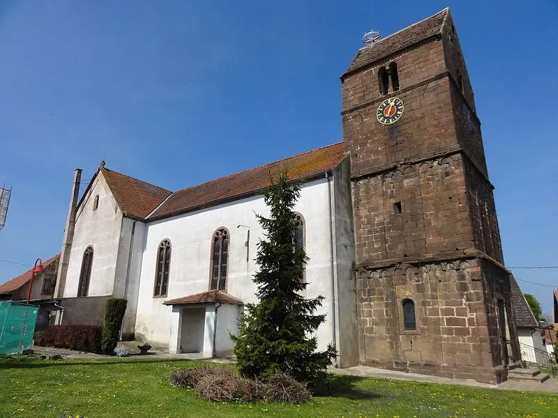 Foto von Pfarrkirche Saints-Vincent-Et-Anastase - © Ralph Hammann - Wikimedia Commons - © Creative Commons (https://creativecommons.org/licenses/by-sa/4.0/deed.fr)