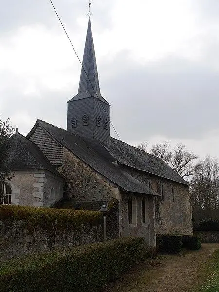 Foto von Saint-Auubin Church - Labiloute - © Creative Commons (https://creativecommons.org/licenses/by-sa/4.0/deed.fr)