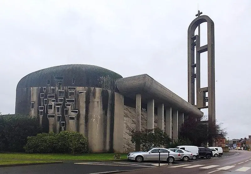 Picture of Saint-Martin Church - Architecte=Otello Zavaroni, photo=Claude_Villetane - © Creative Commons (https://creativecommons.org/licenses/by-sa/4.0/deed.fr)