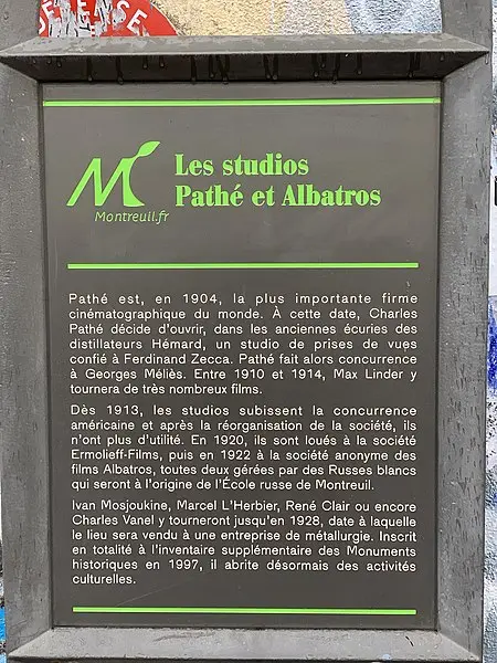 Foto de Ex estudio de cine Pathé-Albatros - Chabe01 - © Creative Commons (https://creativecommons.org/licenses/by-sa/4.0/deed.fr)