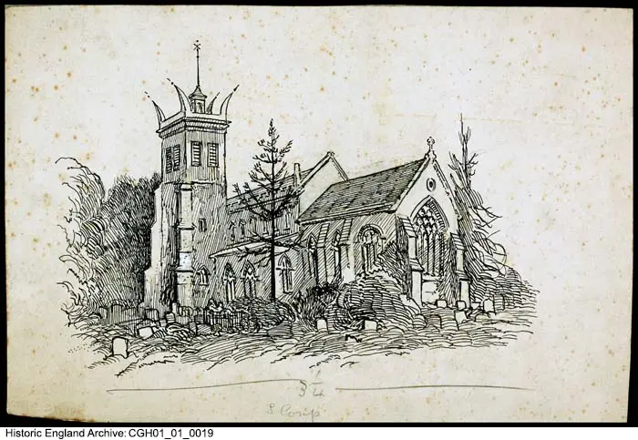 Foto von Kirche der gesegneten Jungfrau Maria - Historic England / Historic England Archive