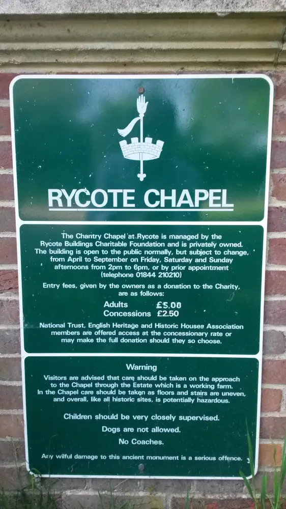 Foto di Rycote Chapel - Historic England