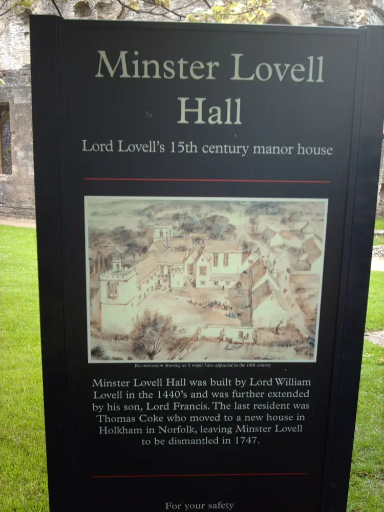Foto de Ruinas de Minster Lovell Manor - Historic England / David Lovell