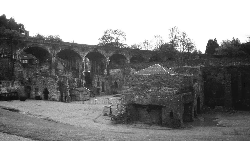 Photo de L'ancienne fournaise à Coalbrookdale Ironworks - Historic England