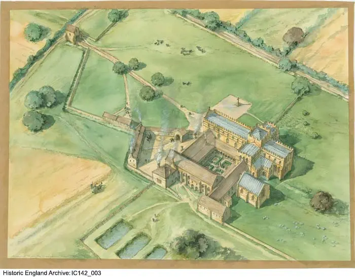 Photo de Murs au nord du prieuré de Lanercost - Historic England