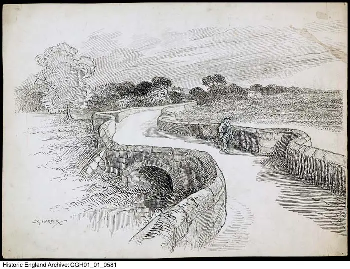 Foto de Puente swarkestone y calzada - Historic England / Historic England Archive
